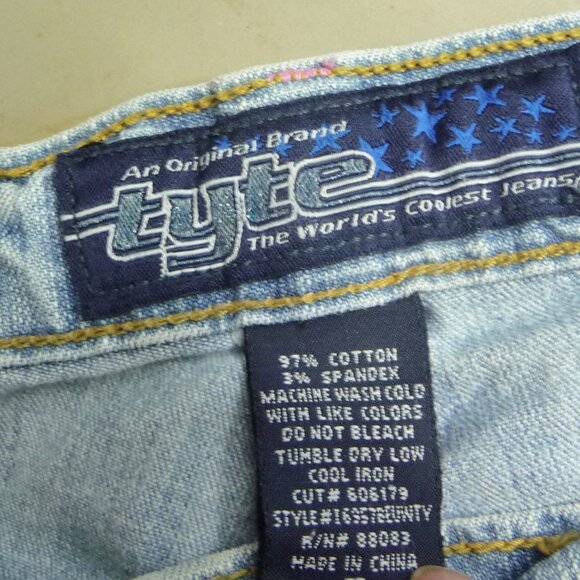 TYTE JEANS SIZE 7 LOW RISE FLARE JEANS - Picture 8 of 10